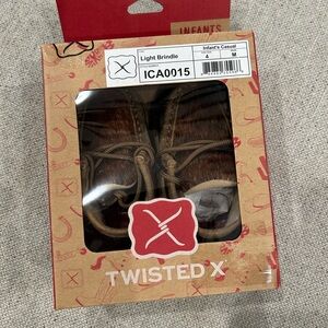 Twisted X Infant's Light Brindle Moccasins